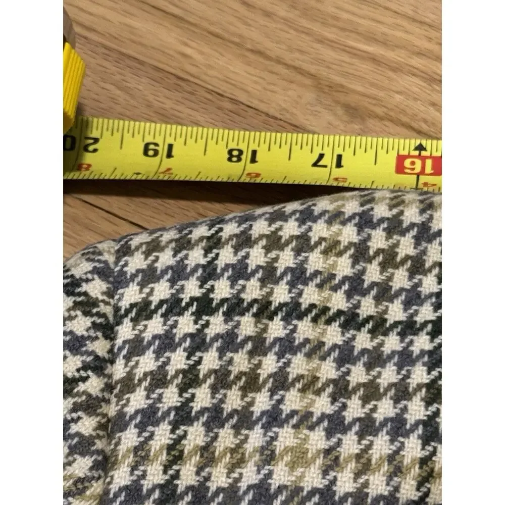 Vintage Gucci Wool & Cashmere Houndstooth Sport Coat - Made in Italy / Blazer